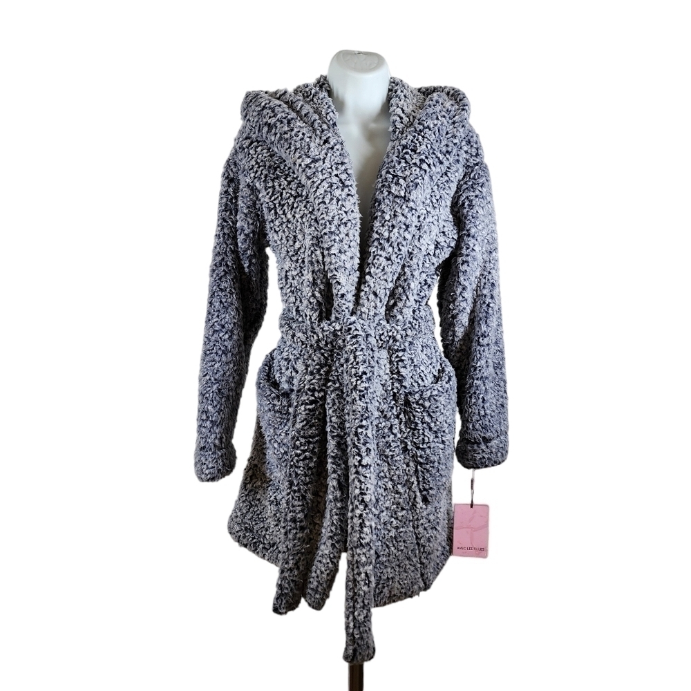 AVEC LES FILLES FLEECE COATIGAN